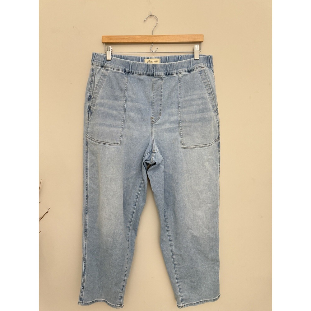 Madewell Light Blue Wide Leg Jeans